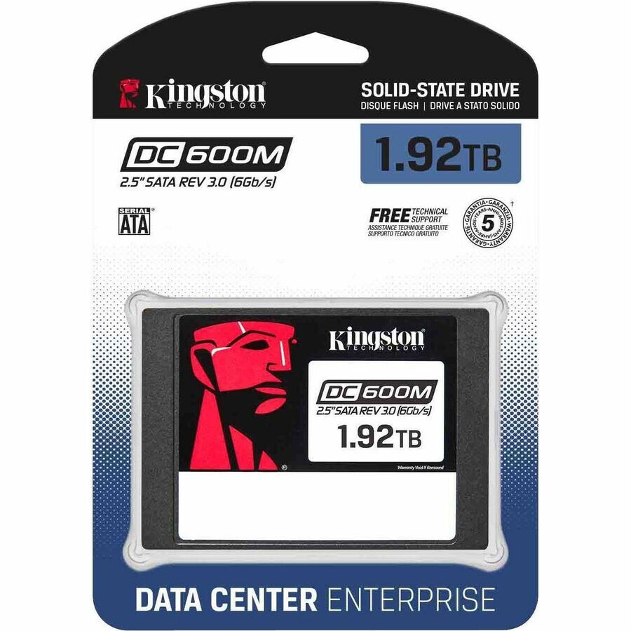 Kingston DC600M 1.88 TB Solid State Drive - 2.5" Internal - SATA - Mixed Use — SEDC600M/1920G