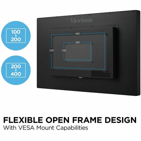 ViewSonic TD3207 - 1080p Touch Screen Monitor with 24/7 Operation, HDMI, DisplayPort, RS232 - 450 cd/m² - 32" — TD3207