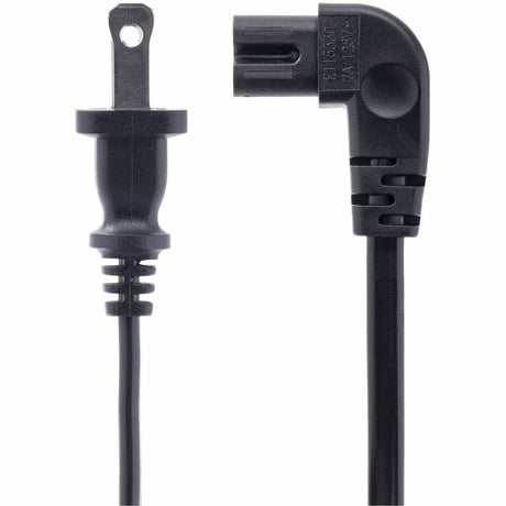 StarTech.com 10ft (3m) Laptop Power Cord, NEMA 1-15P to Right Angle C7, 7A 125V, 18AWG, Replacement Laptop Charger Cable, UL Listed — PXT101NB-STRA-10F