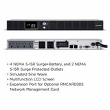 CyberPower OR500LCDRM1U Smart App LCD UPS Systems — OR500LCDRM1U