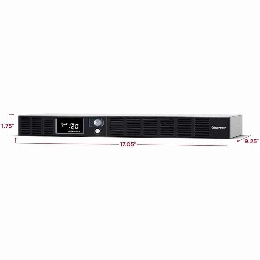 CyberPower OR500LCDRM1U Smart App LCD UPS Systems — OR500LCDRM1U