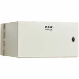 Eaton Tripp Lite Series SmartRack Industrial Enclosure with Lock - NEMA 4, Wall Mount, Metal Construction, Hinged Back, 28 in. Depth, 6U, Gray — SRN4G6US
