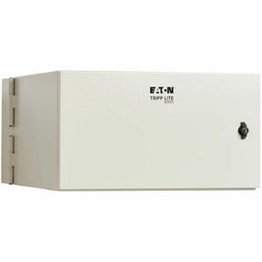 Eaton Tripp Lite Series SmartRack Industrial Enclosure with Lock - NEMA 4, Wall Mount, Metal Construction, Hinged Back, 28 in. Depth, 6U, Gray — SRN4G6US