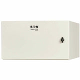 Eaton Tripp Lite Series SmartRack Industrial Enclosure with Lock - NEMA 4, Wall Mount, Metal Construction, Hinged Back, 28 in. Depth, 6U, Gray — SRN4G6US