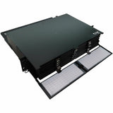 Eaton Tripp Lite Series High-Density Panel Fiber Splice Enclosure - 12 Splicing Cassettes, 288 LC/UPC SM 0.9 mm, 1.5 m Pigtail, 2U Rack — N600P-288U-12