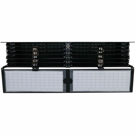 Eaton Tripp Lite Series High-Density Panel Fiber Splice Enclosure - 12 Splicing Cassettes, 288 LC/UPC SM 0.9 mm, 1.5 m Pigtail, 2U Rack — N600P-288U-12