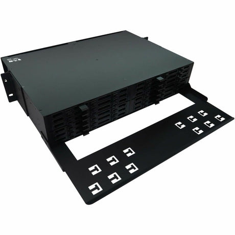 Eaton Tripp Lite Series High-Density Panel Fiber Splice Enclosure - 12 Splicing Cassettes, 288 LC/UPC SM 0.9 mm, 1.5 m Pigtail, 2U Rack — N600P-288U-12
