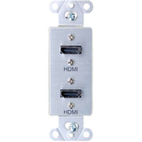 C2G HDMI Pass Through Decorative Wall Plate — 39875