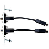 C2G HDMI Pass Through Decorative Wall Plate — 39875