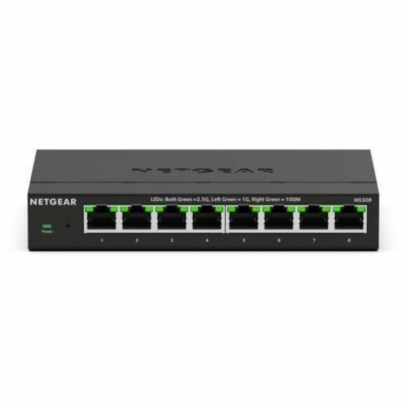 Netgear 8-Port 2.5G Multi-Gigabit Ethernet Unmanaged Switch — MS308100NAS