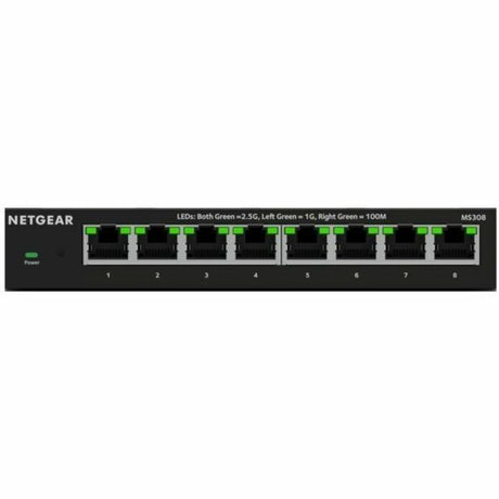 Netgear 8-Port 2.5G Multi-Gigabit Ethernet Unmanaged Switch — MS308100NAS