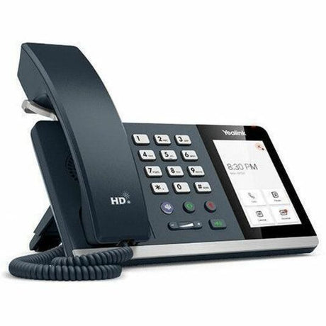 Yealink IP Phone - Corded - Bluetooth, Wi-Fi - Wall Mountable, Desktop - Classic Gray — 1301215