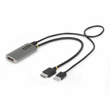 StarTech.com 1ft (30cm) HDMI to DisplayPort Adapter Cable, 8K 60Hz, Active HDMI 2.1 to DP 1.4 Video Converter, USB Bus Powered — 148B-HDMI-DP-8K