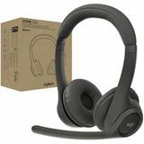 Logitech Zone 305 for Business, Wireless Bluetooth Headset With Microphone, for Microsoft Teams, Compatible With Windows, Mac, Chrome, Linux, iOS, iPadOS, Android, Black — 981-001450