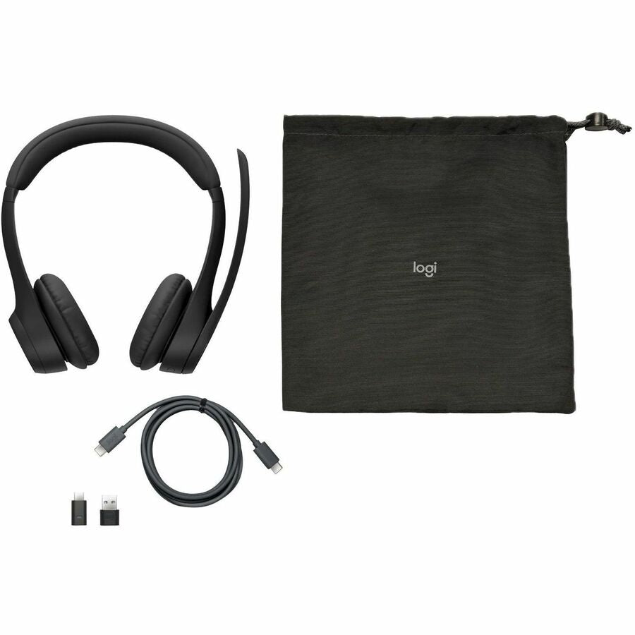 Logitech Zone 305 for Business, Wireless Bluetooth Headset With Microphone, for Microsoft Teams, Compatible With Windows, Mac, Chrome, Linux, iOS, iPadOS, Android, Black — 981-001450