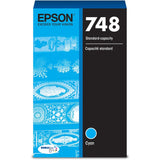 Epson DURABrite Pro 748 Original Standard Yield Inkjet Ink Cartridge - Cyan - 1 Each — T748220
