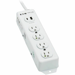 Eaton Tripp Lite Series Safe-IT UL 1363 Medical-Grade Power Strip, 4 Hospital-Grade Outlets, USB Charging, Safety Covers, Antimicrobial, 15 ft. Cord — PS-415-HGUSB