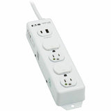 Eaton Tripp Lite Series Safe-IT UL 1363 Medical-Grade Power Strip, 4 Hospital-Grade Outlets, USB Charging, Safety Covers, Antimicrobial, 15 ft. Cord — PS-415-HGUSB