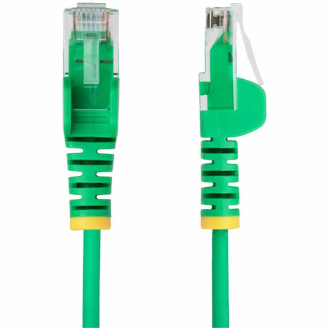 StarTech.com 50ft Green Slim CAT6 Ethernet Cable, Slim Snagless RJ45, UTP, LSZH, 28AWG Bare Copper, Slim Network Patch Cord, Fluke Tested — N6PAT50GNS