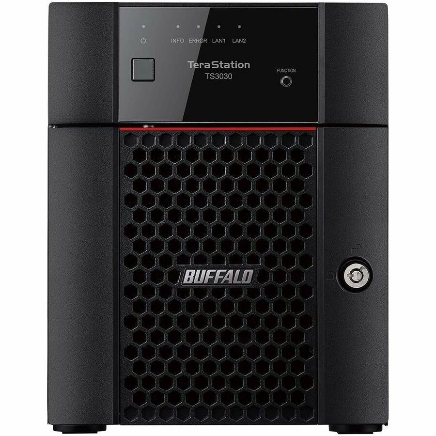 BUFFALO TeraStation 3430DN 4-Bay Secure SMB Desktop NAS 16TB (4x4TB) with Hard Drives Included — TS3430DN1604