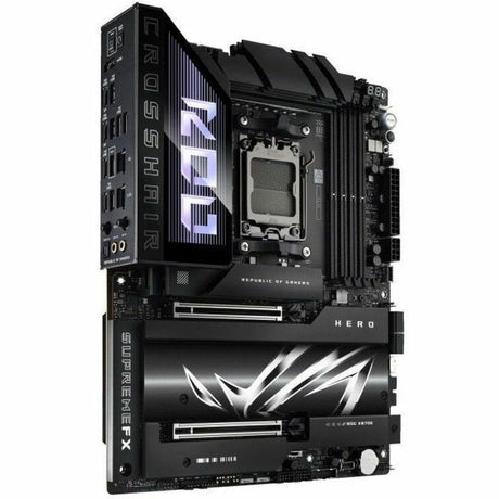 Asus ROG Crosshair X870E HERO Gaming Desktop Motherboard - AMD X870E Chipset - Socket AM5 - ATX — ROG CROSSHAIR X870E HERO