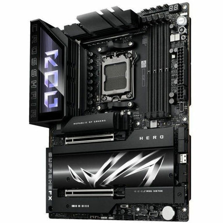 Asus ROG Crosshair X870E HERO Gaming Desktop Motherboard - AMD X870E Chipset - Socket AM5 - ATX — ROGCROSSHAIRX870EHERO