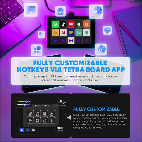 Mobile Pixels Tetra Keyboard — 109-1003P01