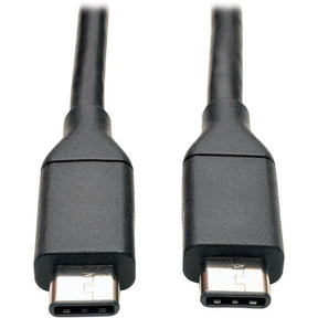Eaton Tripp Lite Series USB-C Cable (M/M) - USB 3.2 Gen 2 (10 Gbps), Thunderbolt 3 Compatible, 3 ft. (0.91 m) — U420-003-G2
