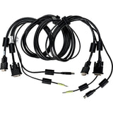 Vertiv Avocent USB Keyboard and Mouse, DVI-D and Audio Cable, 6 ft. with DPP Support for Vertiv Avocent SV and SC Series Switches — CBL0152