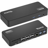 Plugable 12-in-1 USB C Triple Monitor Docking Station, Triple 4K Displays with 3X HDMI or 3X DisplayPort — UD-6950PDZ