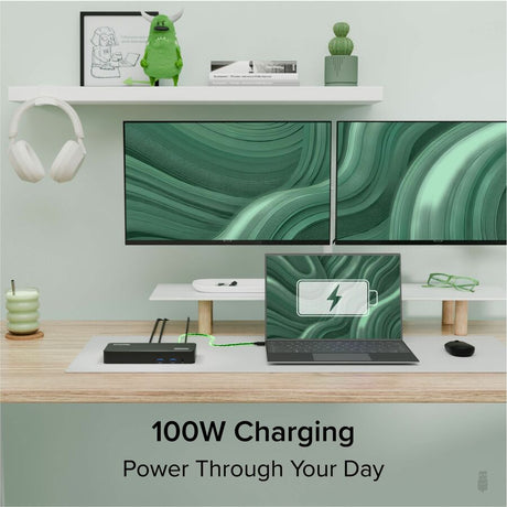 Plugable 12-in-1 USB C Triple Monitor Docking Station, Triple 4K Displays with 3X HDMI or 3X DisplayPort — UD-6950PDZ