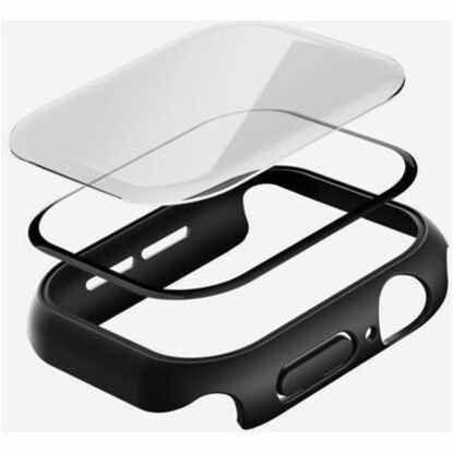 Belkin TemperedCurve 2-in-1 Screen Protector for Apple Watch Series 10 (42mm/black) Black — OWA002fqBK