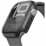 Belkin TemperedCurve 2-in-1 Screen Protector for Apple Watch Series 10 (42mm/black) Black — OWA002fqBK