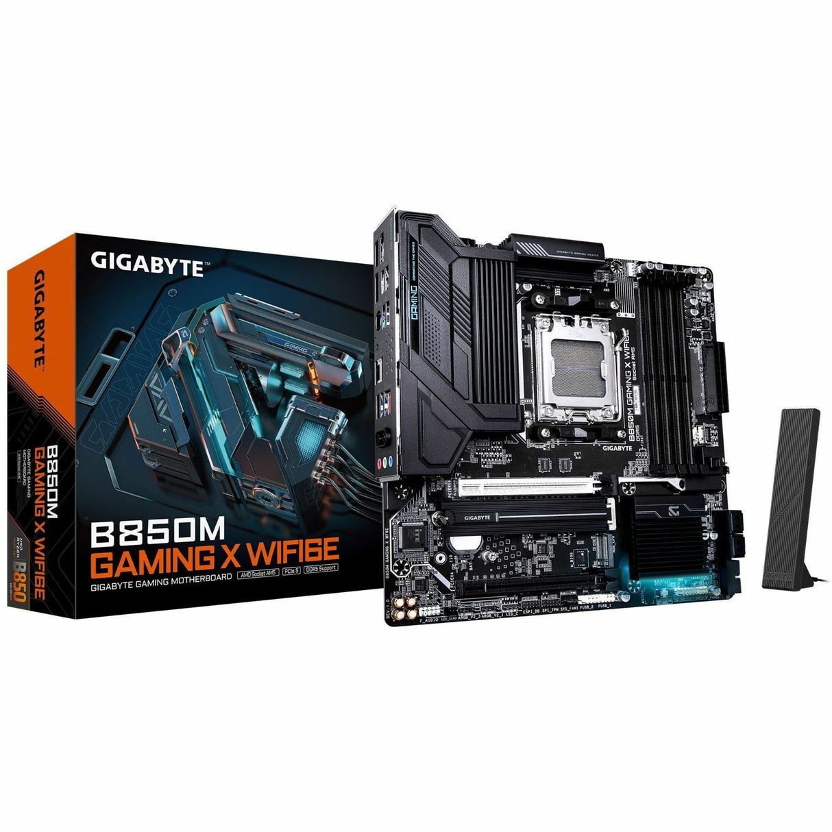 Gigabyte Ultra Durable B850M GAMING X WIFI6E Gaming Desktop Motherboard - AMD B850 Chipset - Socket AM5 - Micro ATX — B850M GAMING X WF6E