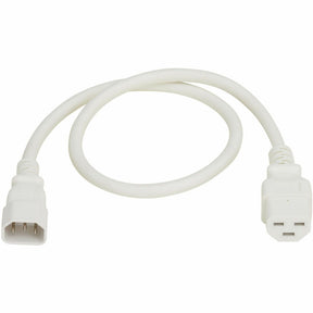 Eaton Tripp Lite Series Power Cord, C14 to C21 - Heavy-Duty, 15A, 250V, 14 AWG, 2.5 ft. (0.76 m), White — P037-2P5-AWH