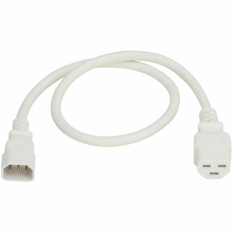 Eaton Tripp Lite Series Power Cord, C14 to C21 - Heavy-Duty, 15A, 250V, 14 AWG, 2.5 ft. (0.76 m), White — P037-2P5-AWH