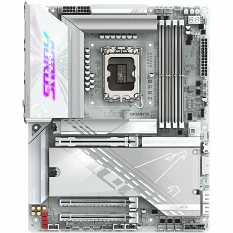 Aorus Ultra Durable Z890 PRO ICE Gaming Desktop Motherboard - Intel Z890 Chipset - Socket LGA-1851 - ATX — Z890-AORUS-PRO-ICE