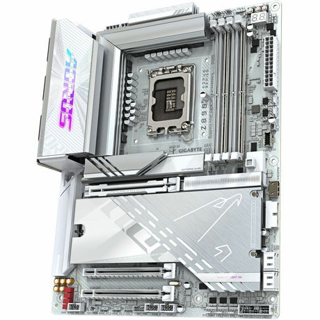 Aorus Ultra Durable Z890 PRO ICE Gaming Desktop Motherboard - Intel Z890 Chipset - Socket LGA-1851 - ATX — Z890-AORUS-PRO-ICE