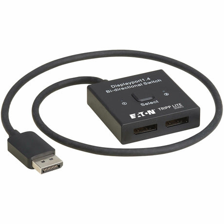 Eaton Tripp Lite Series 2x1 Bi-Directional DisplayPort Switch - 4K 120 Hz or 8K 30 Hz, HDR, HDCP Passthrough — B119-002-BDS-DP