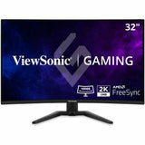 ViewSonic VX3228C-2K 32 Inch 1440p Curved Gaming Monitor with 1ms, 180Hz, FreeSync, Eye Care, HDMI, and DisplayPort Inputs — VX3228C-2K