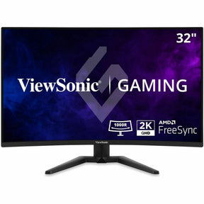 ViewSonic VX3228C-2K 32 Inch 1440p Curved Gaming Monitor with 1ms, 180Hz, FreeSync, Eye Care, HDMI, and DisplayPort Inputs — VX3228C-2K