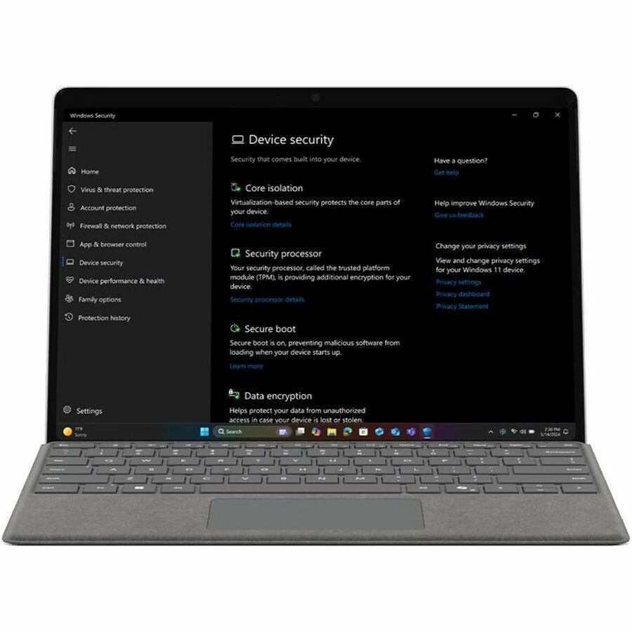 Microsoft Surface Pro 11 Copilot+ PC Tablet - 13" - vPro Technology - 32 GB - 1 TB SSD - Windows 11 Pro - Platinum — EP2-20077