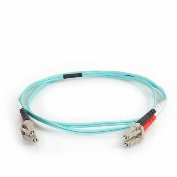 C2G 15m LC-LC 50/125 Duplex Multimode OM4 Fiber Cable - Aqua - 50ft — 1137