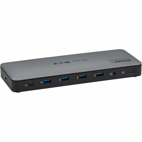 Eaton Tripp Lite Series USB-C Universal Dock, Triple Display - 4K HDMI and DisplayPort, USB 3.2 Gen 1/Gen 2 Hub, GbE, 100W PD Charging — U442-DOCK24DL3A
