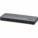 Eaton Tripp Lite Series USB-C Universal Dock, Triple Display - 4K HDMI and DisplayPort, USB 3.2 Gen 1/Gen 2 Hub, GbE, 100W PD Charging — U442-DOCK24DL3A