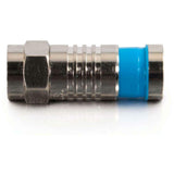 C2G RG6 Quad Compression F-Type Connector with O-Ring - 50pk — 41079