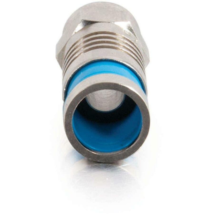 C2G RG6 Quad Compression F-Type Connector with O-Ring - 50pk — 41079