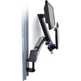 Ergotron StyleView 45-273-026 Multi Component Mount for Flat Panel Display, Keyboard, CPU - Polished Aluminum — 45-273-026