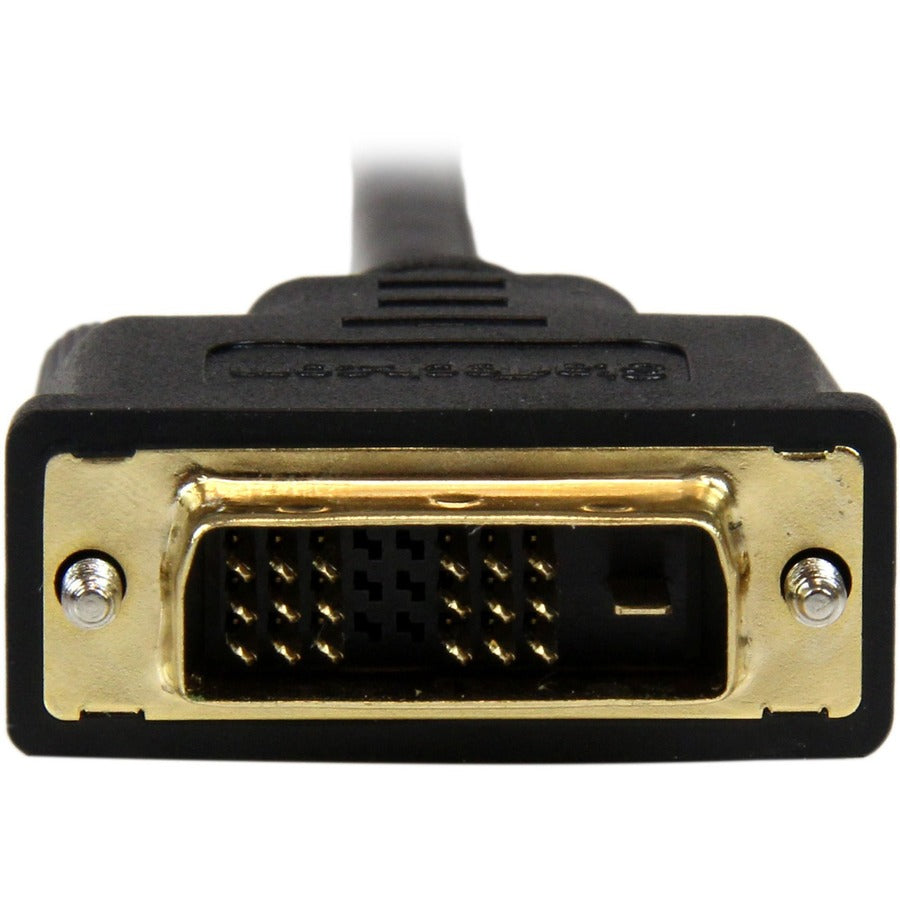 StarTech.com 1m (3.3 ft) Mini HDMI to DVI Cable, DVI-D to HDMI Cable (1920x1200p), HDMI Mini Male to DVI-D Male Display Cable Adapter — HDCDVIMM1M