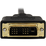 StarTech.com 1m (3.3 ft) Mini HDMI to DVI Cable, DVI-D to HDMI Cable (1920x1200p), HDMI Mini Male to DVI-D Male Display Cable Adapter — HDCDVIMM1M